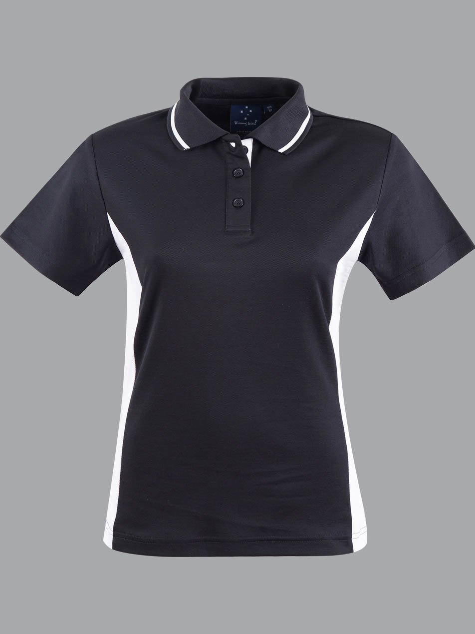 Ladies Teammate TrueDry Contrast Short Sleeve Polo