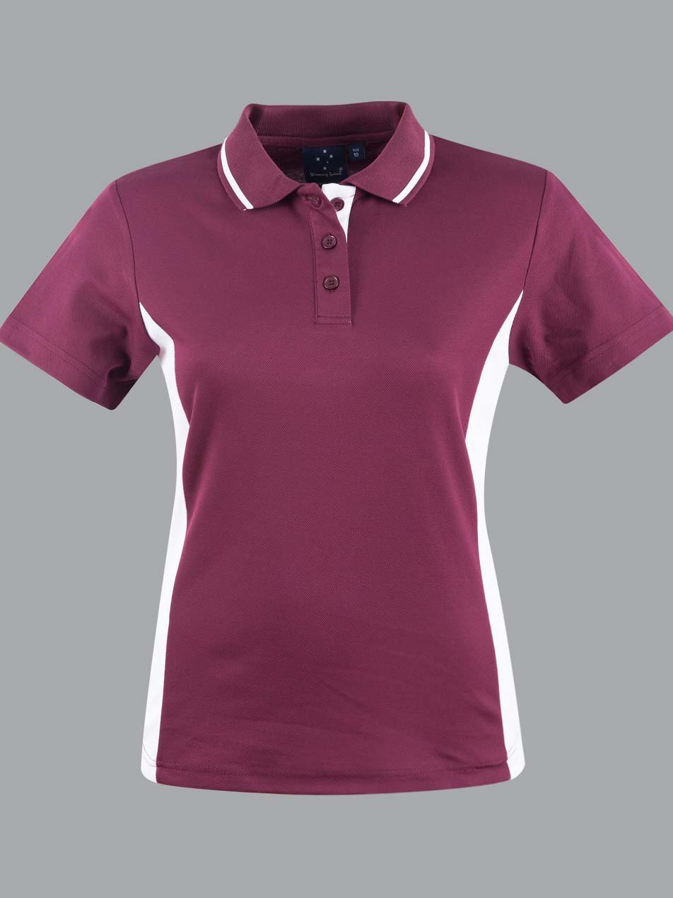 Ladies Teammate TrueDry Contrast Short Sleeve Polo