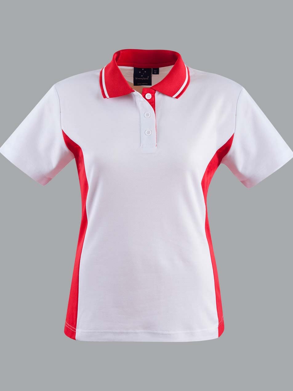 Ladies Teammate TrueDry Contrast Short Sleeve Polo