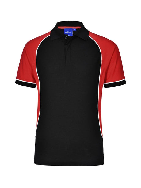 Kids TrueDry Tri-Colour Short Sleeve Pique Polo