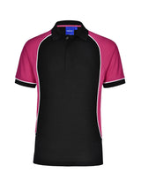 Mens TrueDry Tri-Colour Short Sleeve Pique Polo