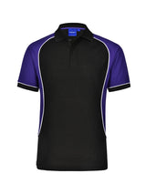 Mens TrueDry Tri-Colour Short Sleeve Pique Polo