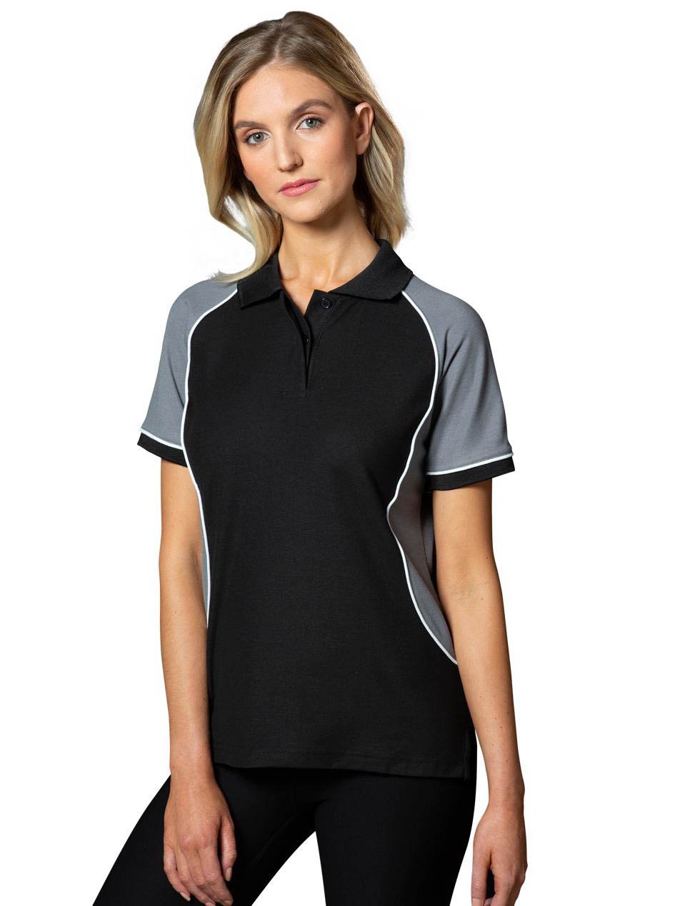 Ladies TrueDry Tri-Colour Short Sleeve Pique Polo