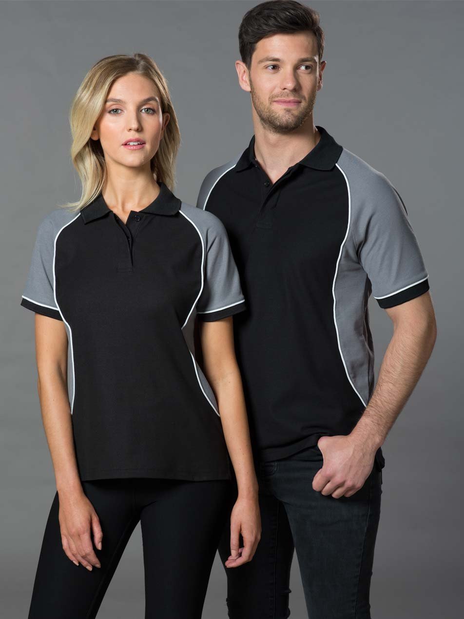 Ladies TrueDry Tri-Colour Short Sleeve Pique Polo