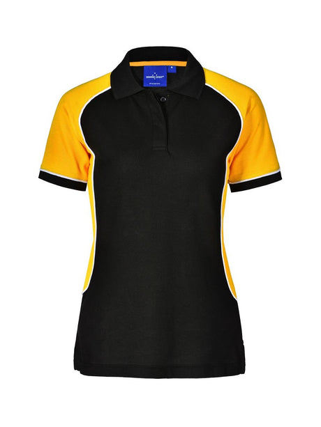 Ladies TrueDry Tri-Colour Short Sleeve Pique Polo