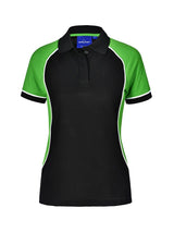 Ladies TrueDry Tri-Colour Short Sleeve Pique Polo