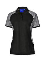 Ladies TrueDry Tri-Colour Short Sleeve Pique Polo