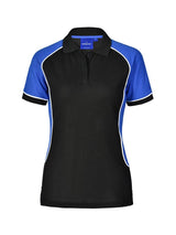 Ladies TrueDry Tri-Colour Short Sleeve Pique Polo