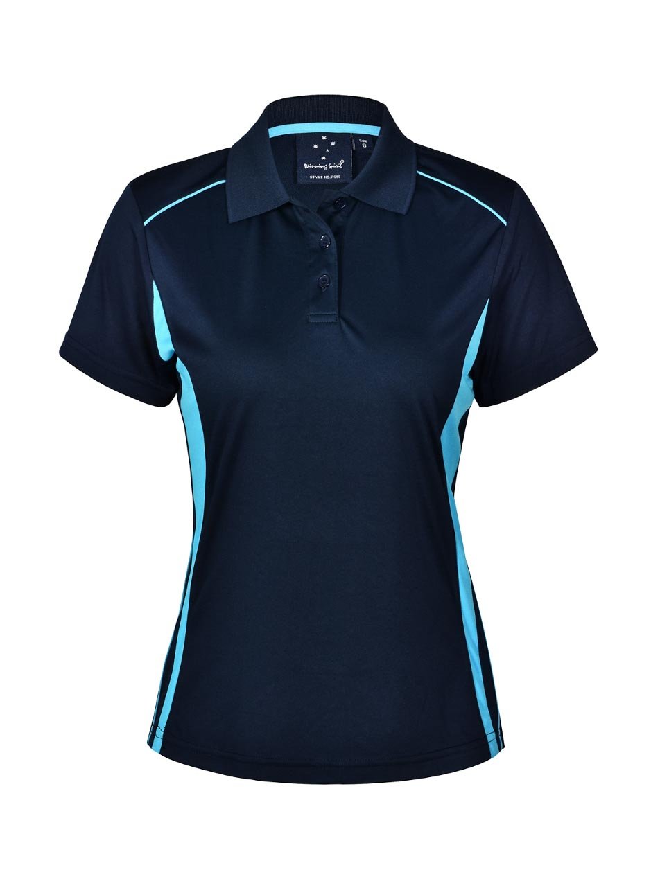 Ladies Pursuit CoolDry Contrast Short Sleeve Polo