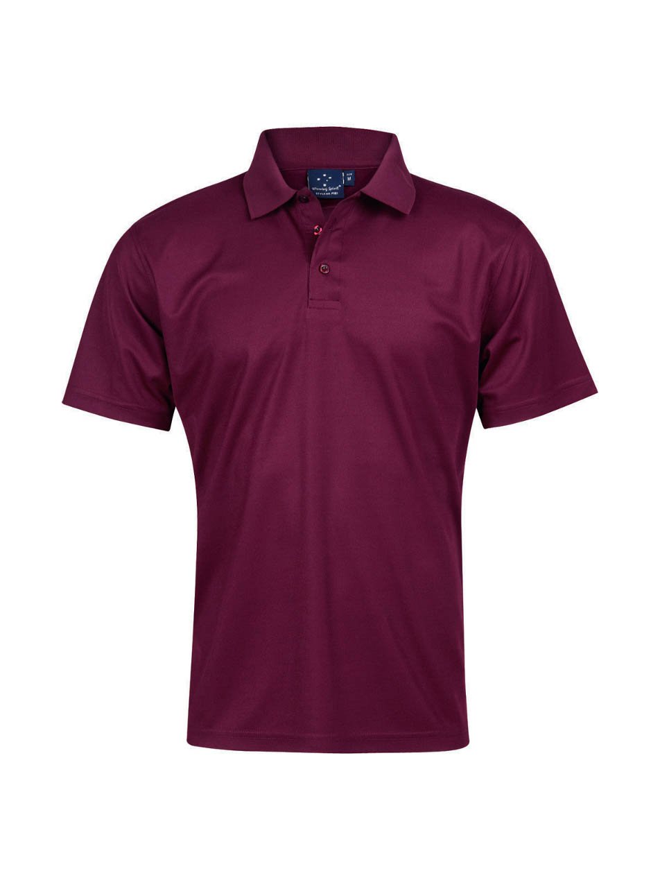 Kids Verve CoolDry Mini Pique Solid Colour Short Sleeve Polo