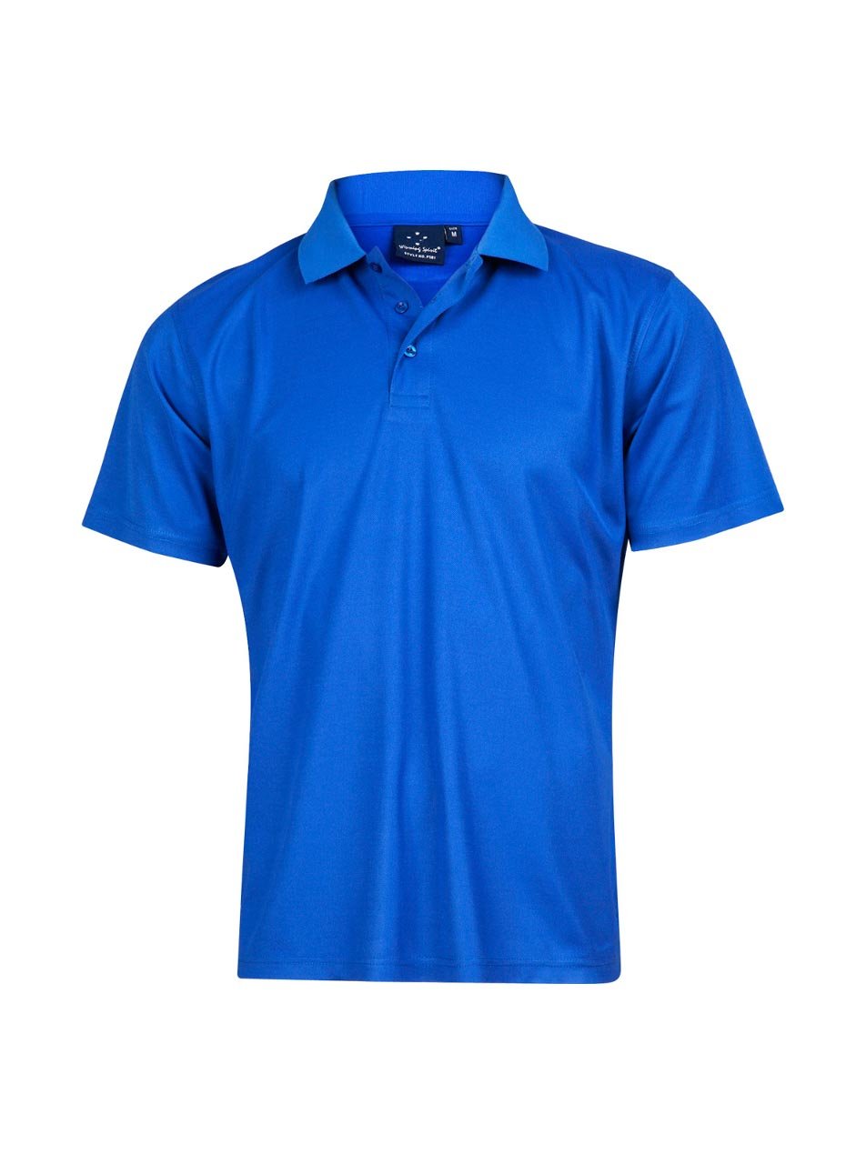 Kids Verve CoolDry Mini Pique Solid Colour Short Sleeve Polo