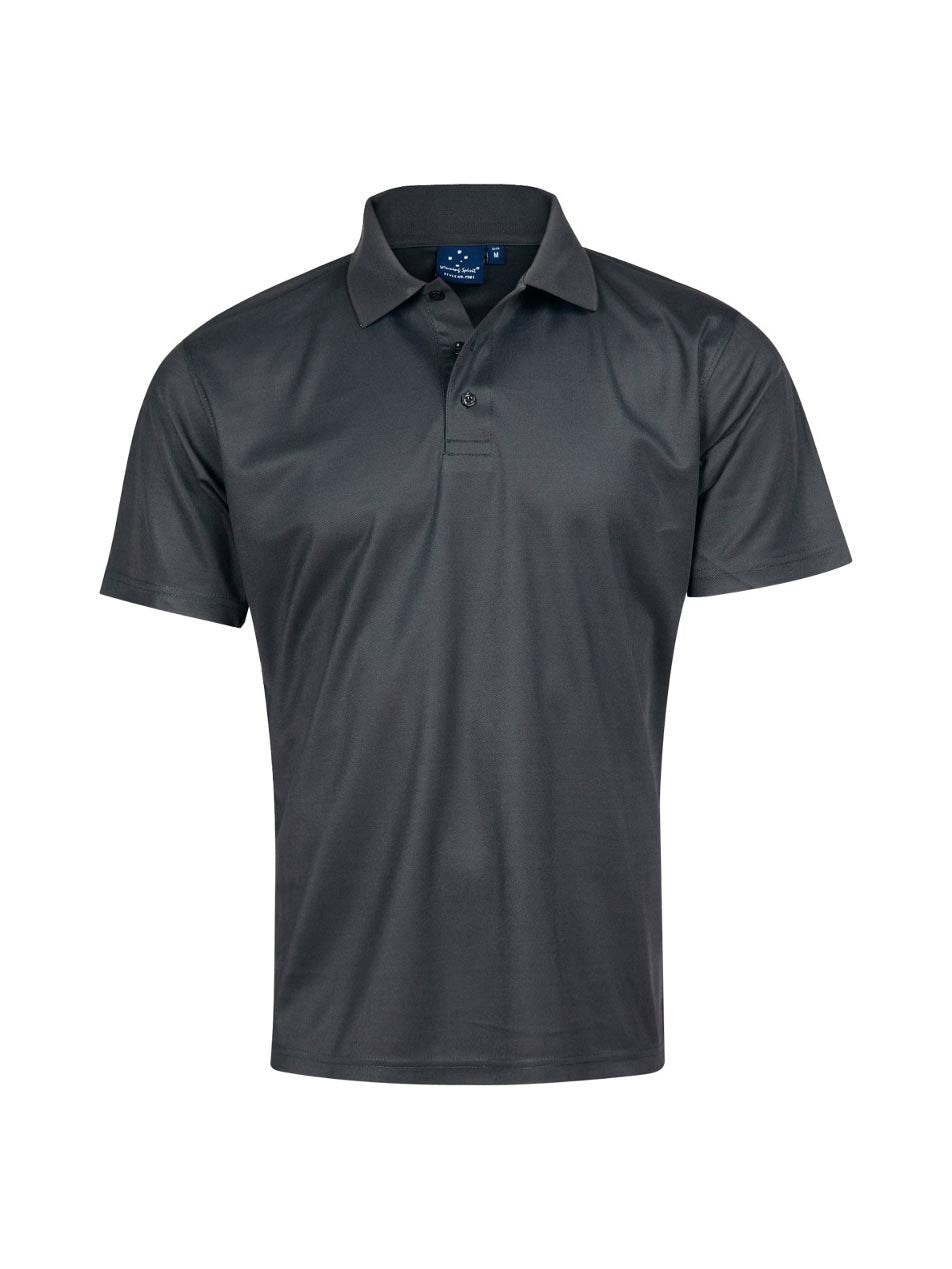 Mens Verve CoolDry Mini Pique Solid Colour Short Sleeve Polo