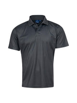 Mens Verve CoolDry Mini Pique Solid Colour Short Sleeve Polo