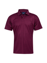 Mens Verve CoolDry Mini Pique Solid Colour Short Sleeve Polo