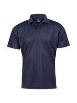 Mens Verve CoolDry Mini Pique Solid Colour Short Sleeve Polo