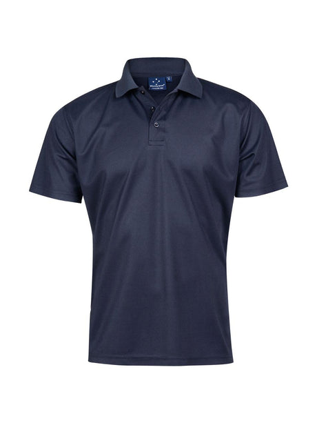 Mens Verve CoolDry Mini Pique Solid Colour Short Sleeve Polo