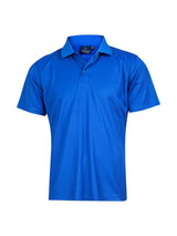 Mens Verve CoolDry Mini Pique Solid Colour Short Sleeve Polo