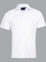 Mens Verve CoolDry Mini Pique Solid Colour Short Sleeve Polo