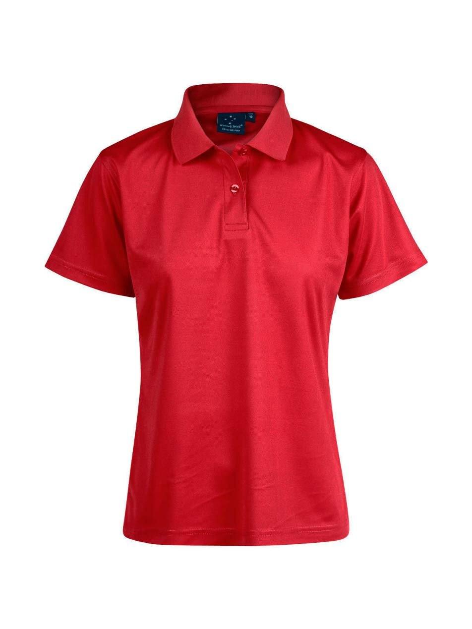 Ladies Verve CoolDry Mini Pique Solid Colour Short Sleeve Polo