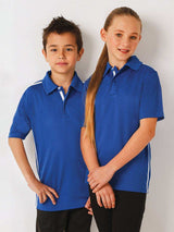 Kids Staten RapidCool Short Sleeve Contrast Polo