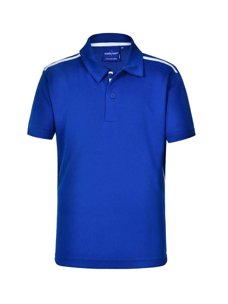 Kids Staten RapidCool Short Sleeve Contrast Polo