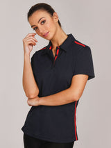 Ladies Staten RapidCool Short Sleeve Contrast Polo