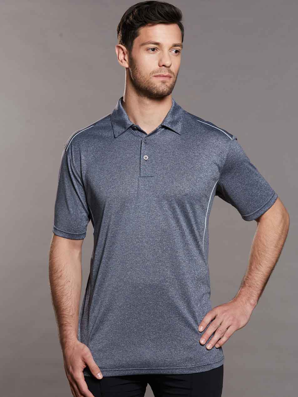 Mens Harland RapidCool Cationic Short Sleeve Polo