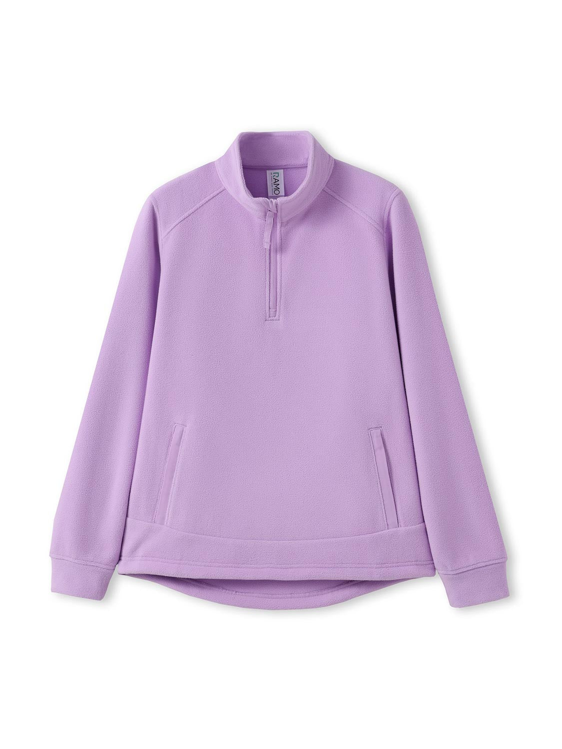 Ladies Polar Fleece Half Zip Top