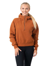 Ladies/ Girls Cotton Care Half-Zip