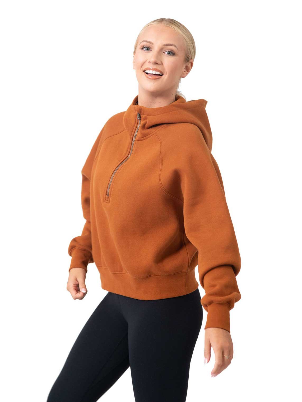 Ladies/ Girls Cotton Care Half-Zip