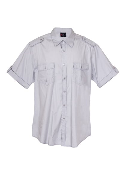 Mens Military Short Sleeve Shirt