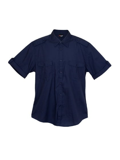 Mens Military Short Sleeve Shirt