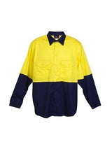 100% Combed Cotton Drill Long Sleeve Shirt