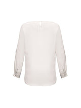 Ladies Madison Boatneck Blouse