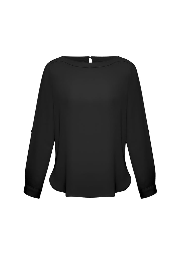 Ladies Madison Boatneck Blouse