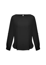 Ladies Madison Boatneck Blouse