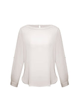 Ladies Madison Boatneck Blouse