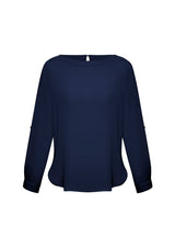 Ladies Madison Boatneck Blouse