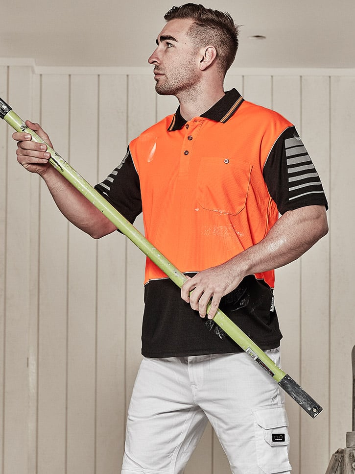 Mens Hi Vis Zone Polo