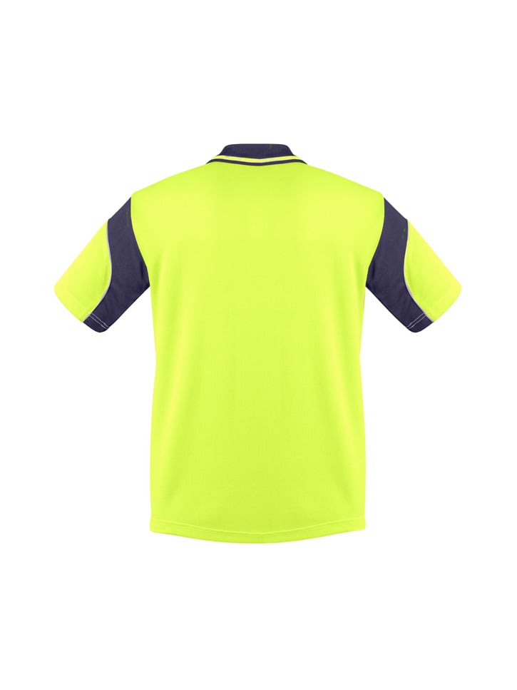 Mens Hi Vis Aztec Short Sleeve Polo