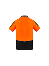 Mens Hi Vis Flux Short Sleeve Polo