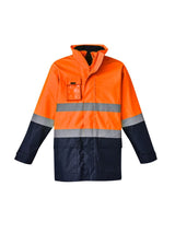 Mens Hi Vis Basic 4 in 1 Waterproof Jacket