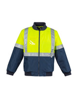 Mens Hi Vis Quilted Flying Jacket