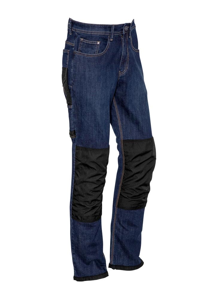 Mens Heavy Duty Cordura Stretch Denim Jeans