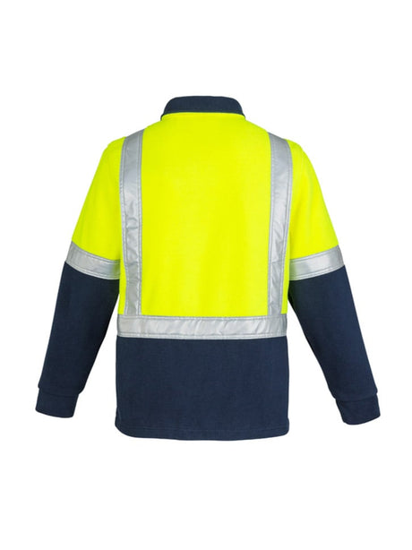 Mens Hi Vis Polar Fleece Jumper - Shoulder Taped