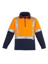 Mens Hi Vis Polar Fleece Jumper - Shoulder Taped