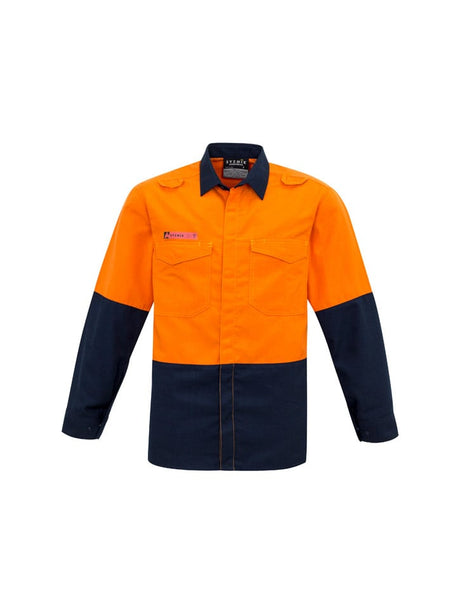 Mens FR Hi Vis Spliced Shirt