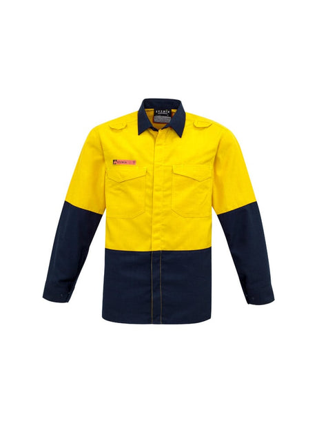 Mens FR Hi Vis Spliced Shirt