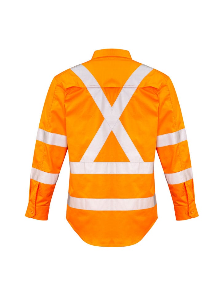 Mens Hi Vis X Back Taped Shirt