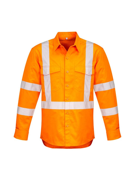 Mens Hi Vis X Back Taped Shirt